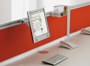 Ecran de séparation avec rail accessoires