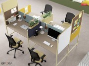 Exemple de configuration sur un bench 4 postes