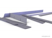 Détail structure suspendue acoustique BuzziGrid