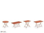 Collection de tables pliantes outdoor Arc-en-Ciel 