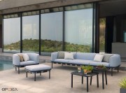 Mobilier de jardin, collection Dock