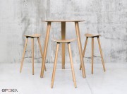 Tabouret Coma Wood