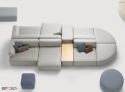 Canapé Modulaire Entropy pour espace d'accueil