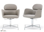 Fauteuils Ester avec dossiers bas