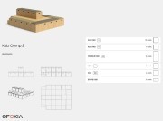 Exemple de configuration gradins Kub, 17 places