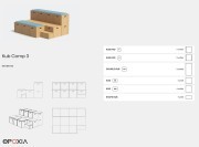 Exemple de configuration gradins Kub, 7 places