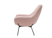 Fauteuil accueil Noomi, 4 pieds metal