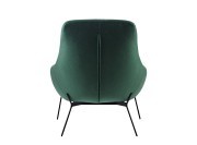 Fauteuil accueil Noomi, 4 pieds metal