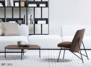 Collection Tinker, fauteuil lounge et table design