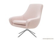 Fauteuil accueil Noomi, pieds croix