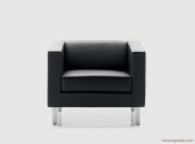Fauteuil en cuir Oxel
