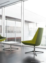 Fauteuil Kaya piétement croix
