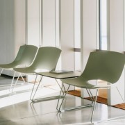 Fauteuil Oh! Lounge pied luge, assise en polypropylène