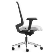 Fauteuil de travail Dot Pro, dossier ergonomique en résille tapissée