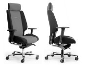 Fauteuil de bureau bicolore pour personne forte Azkar