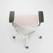 Siège de travail cadre blanc Dot Pro