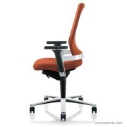 Fauteuil bureau Lacinta tissu 3D