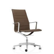 Fauteuil de réunion Valea, réglable en hauteur, revêtement tissu au choix