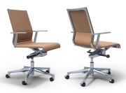 Fauteuil de réunion Stick Executive, cuir 