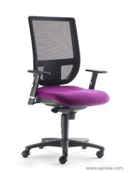 Fauteuil de travail Tertio dossier résille, mécanique synchrone réglable