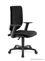 Fauteuil de bureau Tertio tissu noir