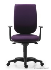 Fauteuil de bureau Tertio tissu violet