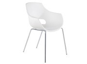 Fauteuil C06, coque blanche