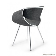 Fauteuil Little Perillo fermeture éclair blanche