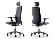 Fauteuils dedirection Eben avec têtière, dos tapissé