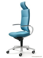 Fauteuil de direction Intouch tissu accoudoirs fixes