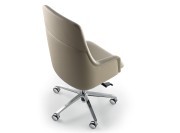 Fauteuil de direction Cuore coque tapissée