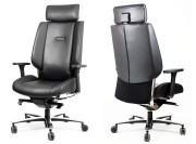 Sièges de bureau XXL cuir AZKAR