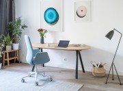 Fauteuil de travail Home Office Ellie sans mécanique apparente