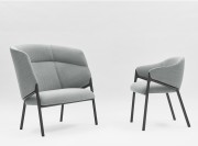 Fauteuil Hammer dossier haut et chaise Hammer S