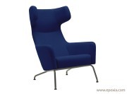 Fauteuil dossier haut Havana