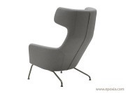 Fauteuil dossier haut Havana