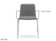 Fauteuil Inga 5664, assise cuir