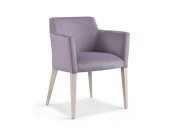 Fauteuil Jasy Maple, piètement hêtre.