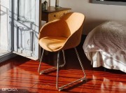 Fauteuil de réunion Lore pied luge