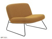 Fauteuil lounge 1 place collection Java par Softline