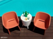 Fauteuil Margarita outdoor coloris brique