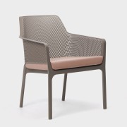 Fauteuil Net version Relax, avec assise tapissée