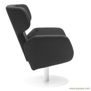 Siège noir pivotant Cosy