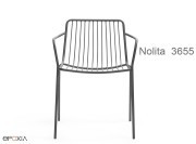 Fauteuil métal empilable Nolita 3655