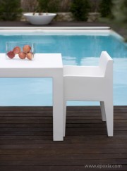 Fauteuil extérieur Jut blanc
