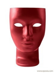 Fauteuil nemo rouge mat 