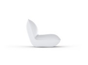 Fauteuil lounge Pillow par Vondom en finition basic blanc