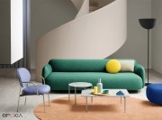 Fauteuil Blume avec canapé Buddy
