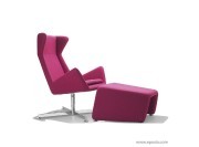 Fauteuil Free avec son pouf (optionnel)