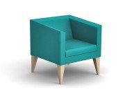 Fauteuil Punta pieds bois